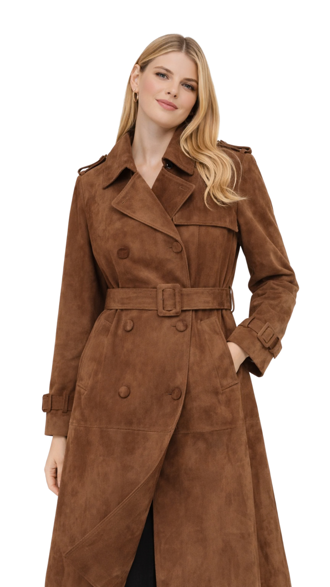 Valenor – Wildleder Trenchcoat