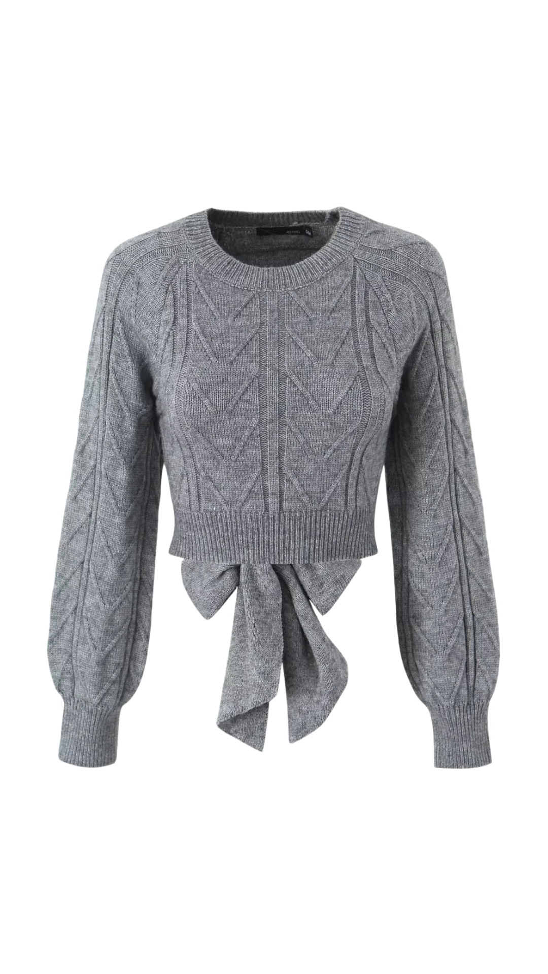 Arielle – Open Back Knit Sweater