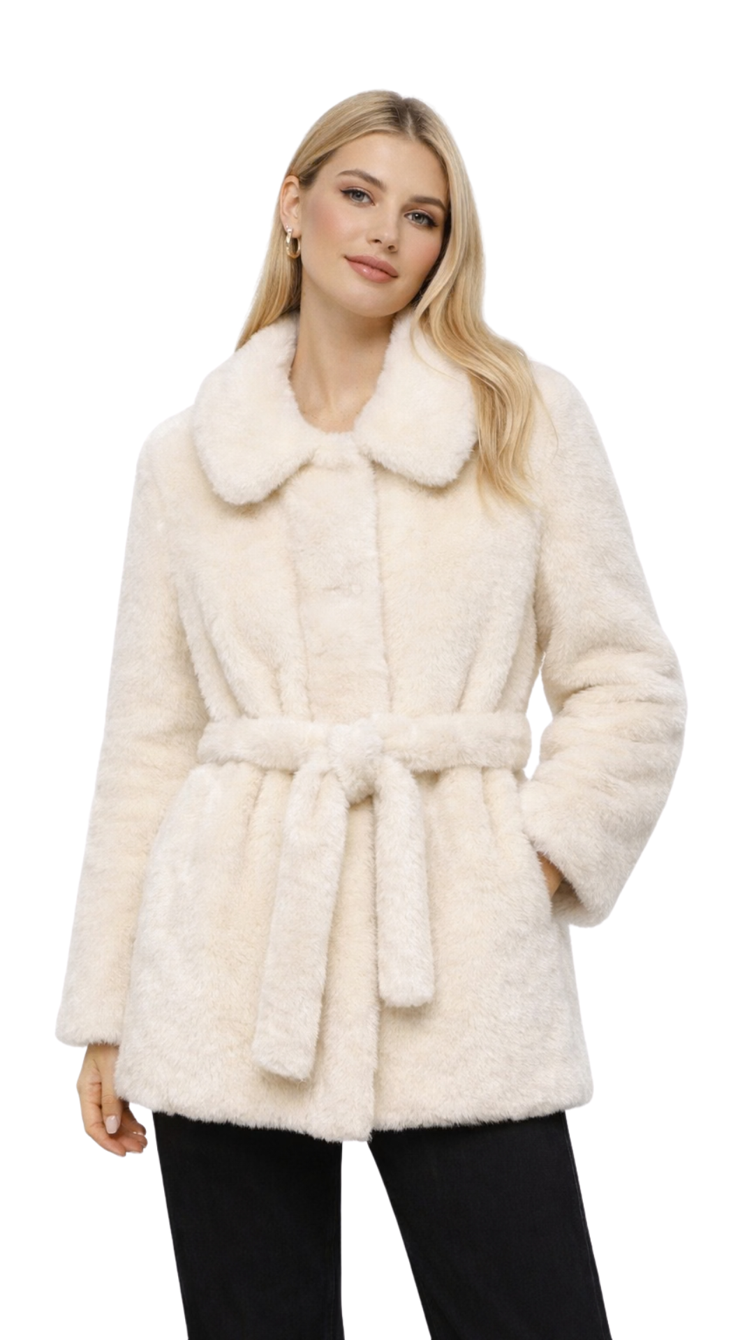 Valéra – Oversize Faux Fur Mantel