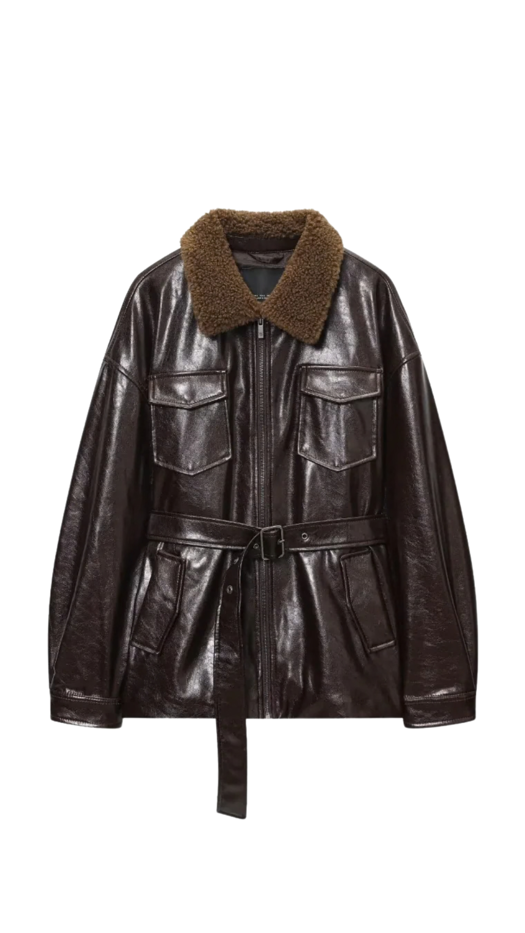 Kaela – Coated Buckle Jacket