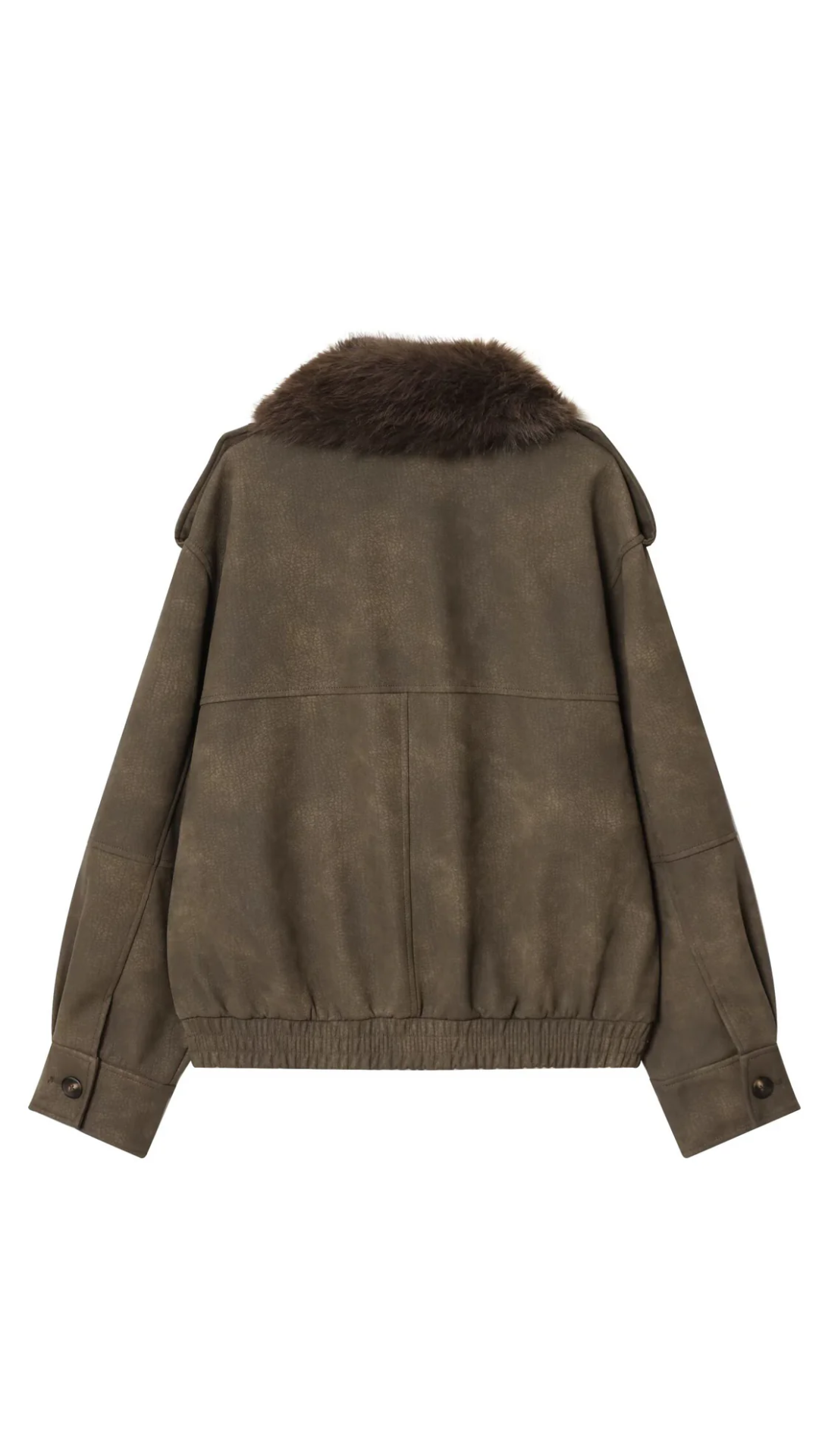 Aviara – Bomberjacke mit Fellkragen