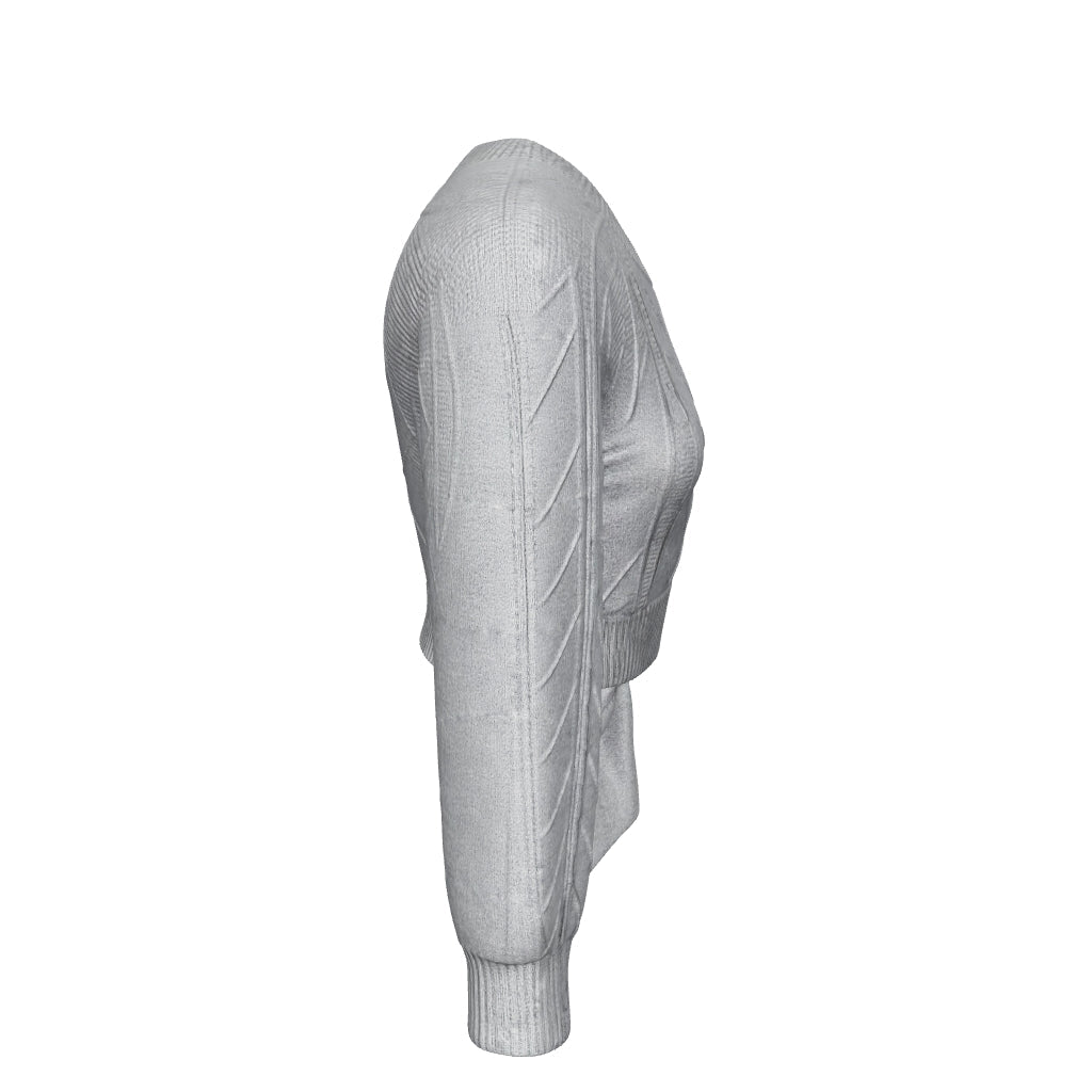 Arielle – Open Back Knit Sweater